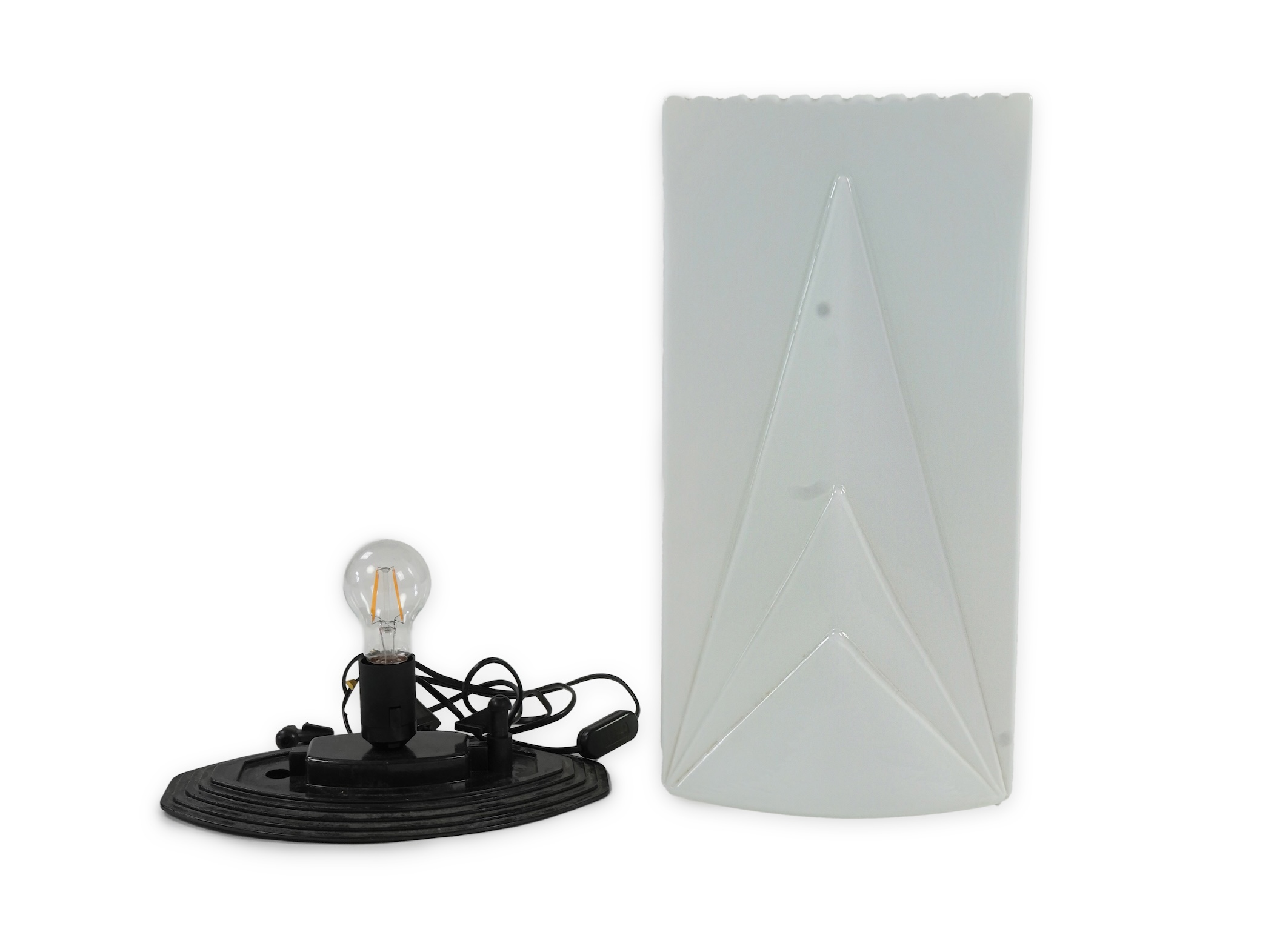 An Art Deco style 'Skyscraper' lamp
